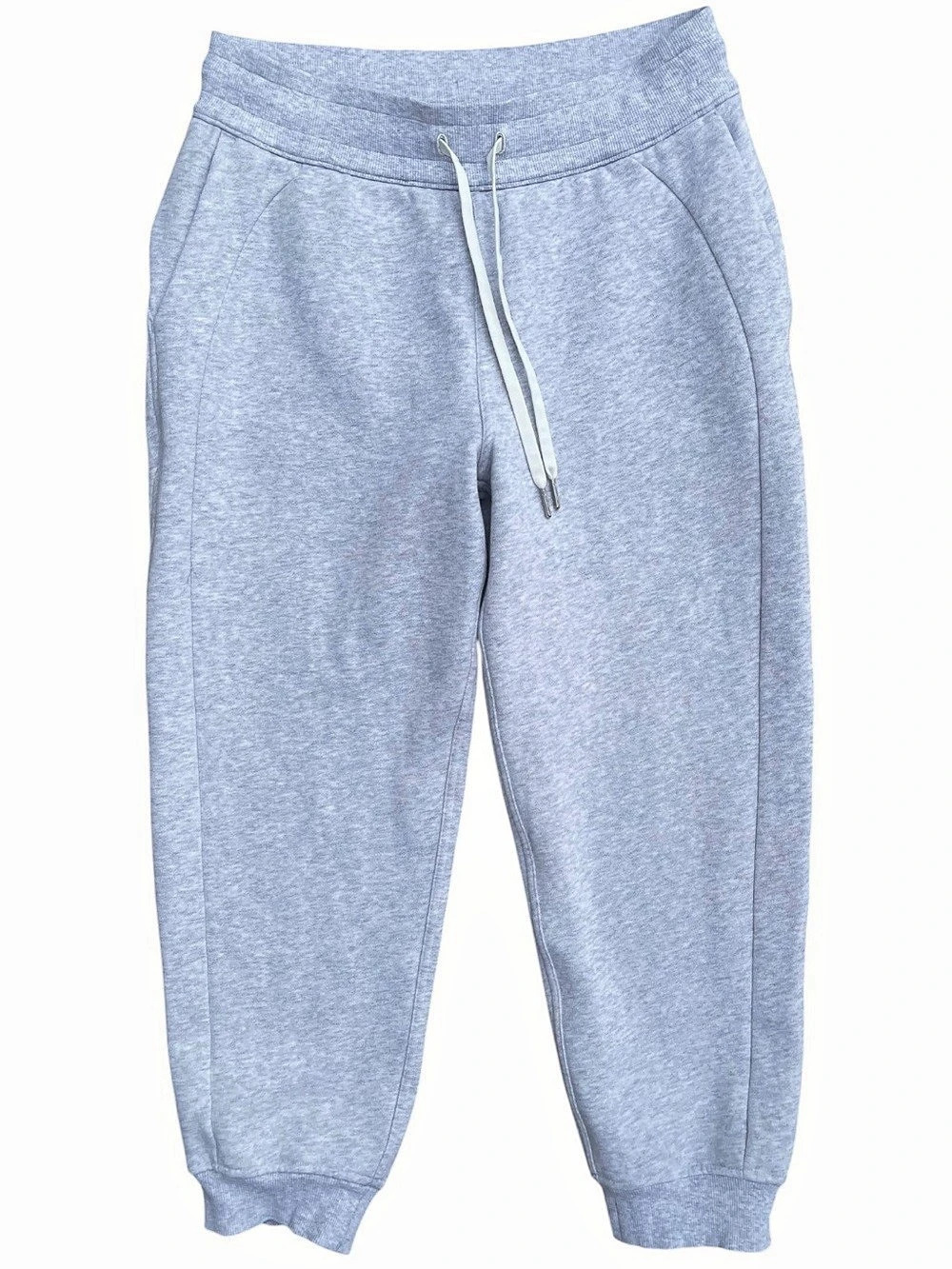 Lululemon Scuba High-Rise Cropped Jogger Gray Like New